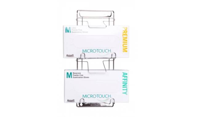 Rvs wandhouder tbv 2 dispensers